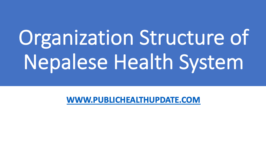 Health System In Nepal Nepal s Health System Structure