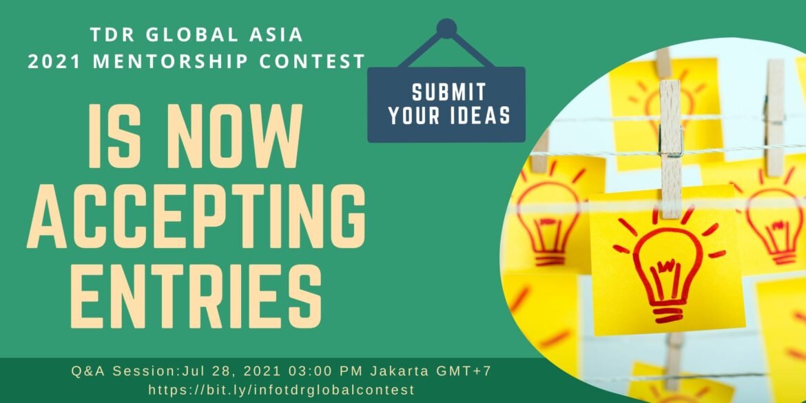 TDR Global Mentorship Contest 2021