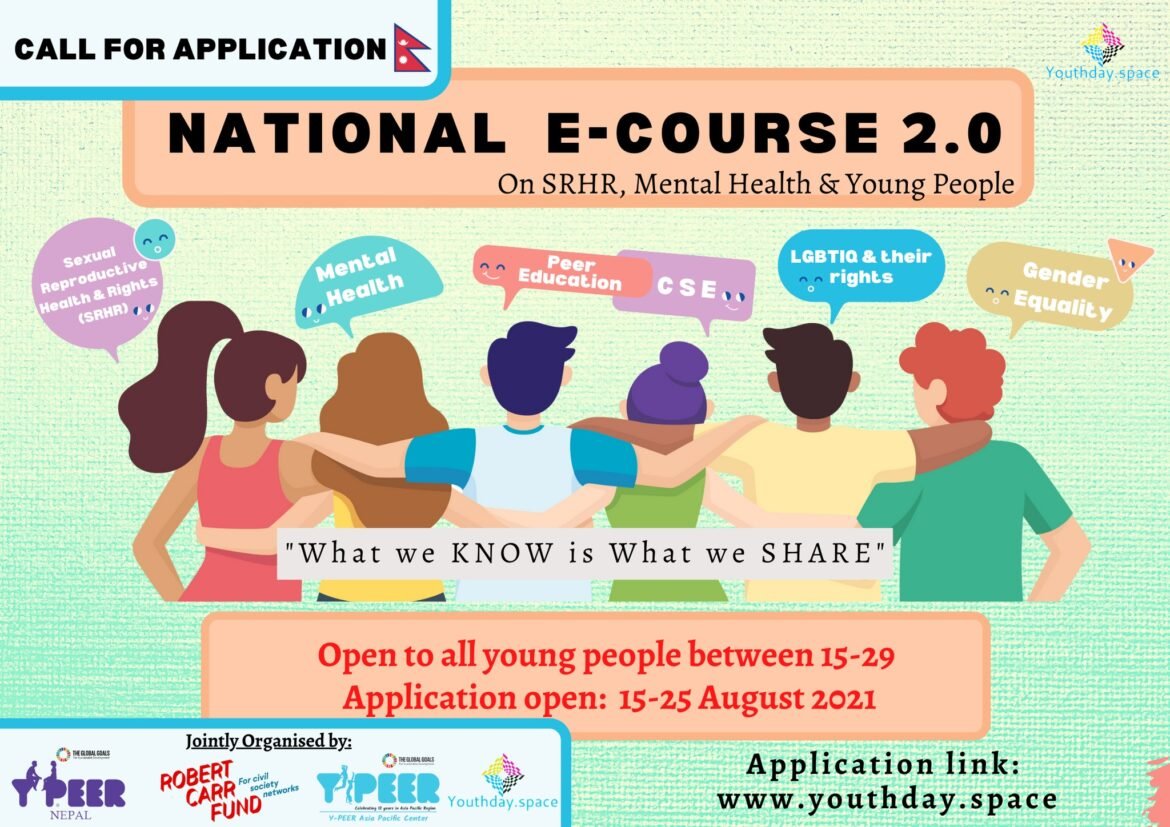 National E-course 2.0 on “SRHR, Peer Education and Mental Health & Well-Being”