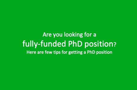 looking for a phd position