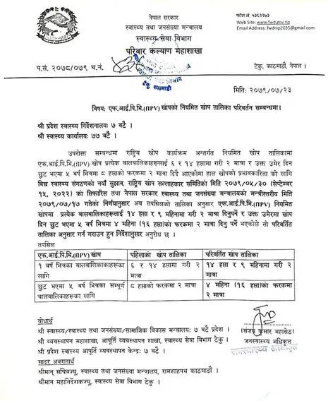 Revised Schedule of Fractional doses of the inactivated poliovirus vaccine (fIPV) 4 314354644 677639543722160 7535394143168047678 n