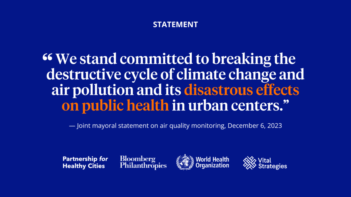 Mayors urge local action to strengthen air quality data monitoring