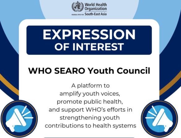Expression of interest – WHO SEARO Youth Council Expression of interest - WHO SEARO Youth Council