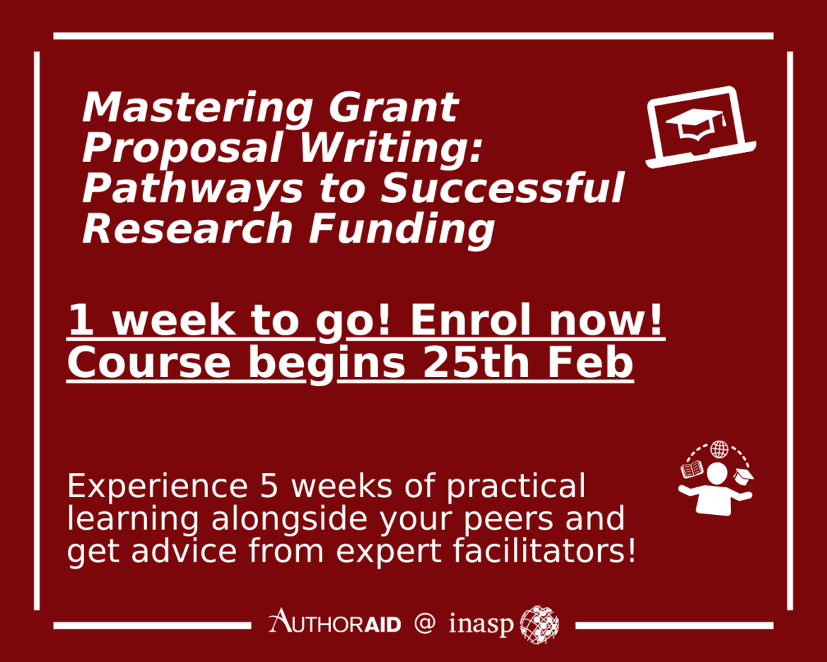 Online Course: Mastering Grant Proposal Writing: Pathways to Successful Research Funding Course