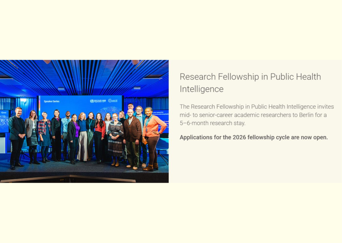 Research Fellowship in Public Health Intelligence – Berlin 2026