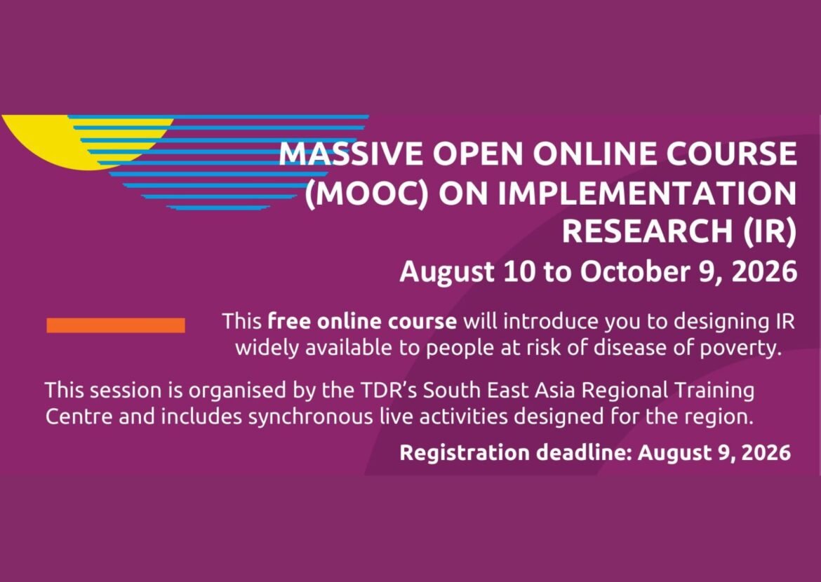 Free Online Course on Implementation Research (IR) 2026