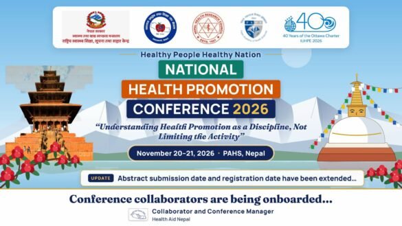 National Health Promotion Conference 2026 to be Held in Kathmandu on 20–21 November